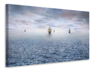 Canvas print Pirate ships