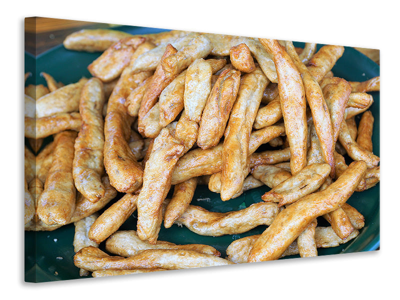 Canvas print French fries