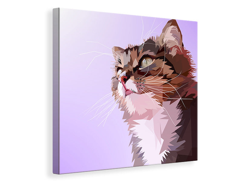 Canvas print Pop Art Cats Portrait