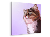 Canvas print Pop Art Cats Portrait