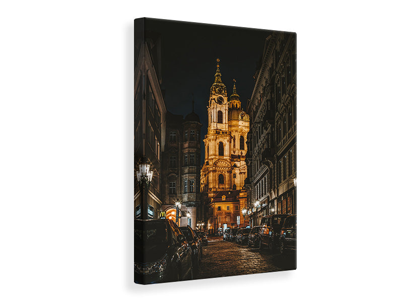 Canvas print Prague at night 2