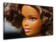 Canvas print doll face