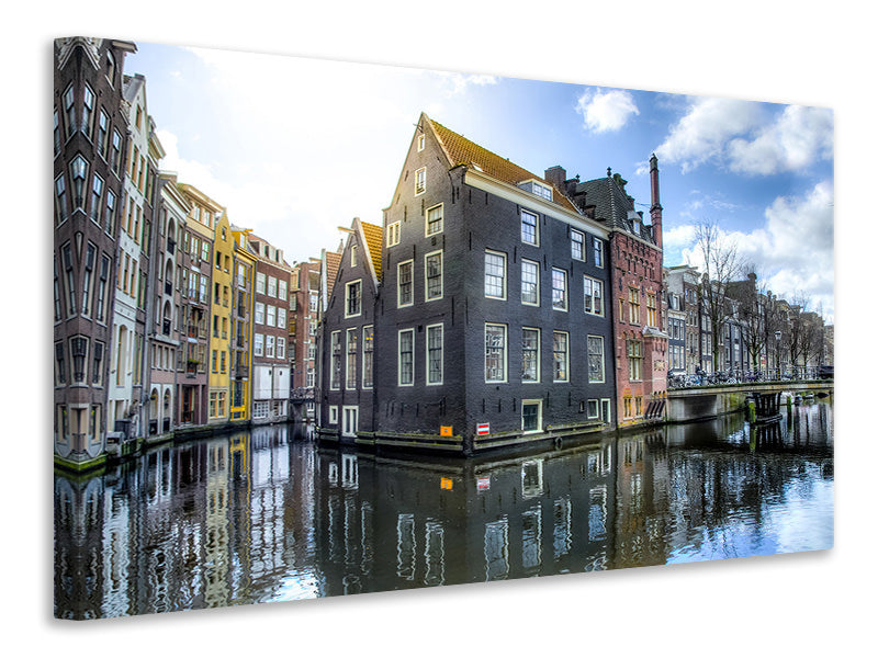 Canvas print Reflection in the water