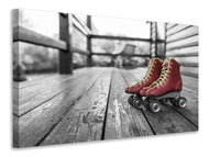 Canvas print Retro roller skates