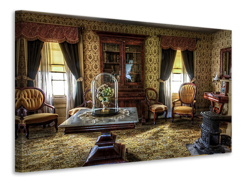 Canvas print Retro living room