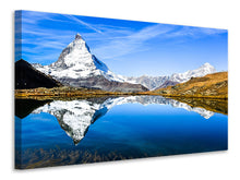 Load image into Gallery viewer, Canvas print Riffelsee Zermatt
