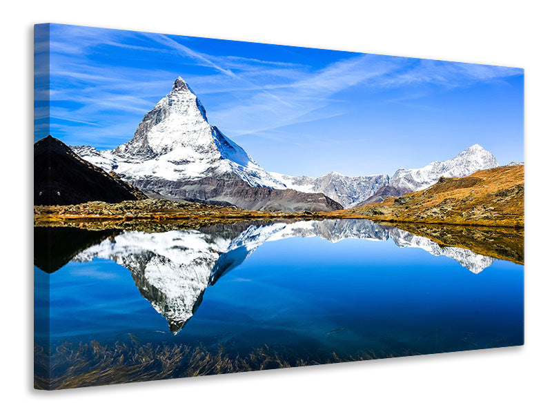 Canvas print Riffelsee Zermatt