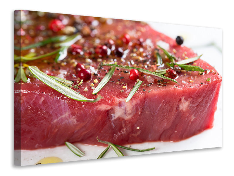 Canvas print Raw meat