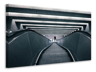 Canvas print Escalator downhill