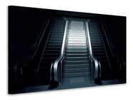Canvas print Escalator in the dark