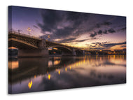 Canvas print Romantic evening light