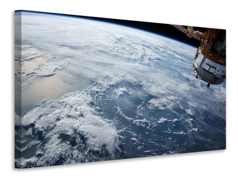 Canvas print Satellite picture