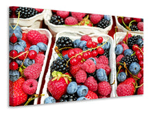 Load image into Gallery viewer, Canvas print Bowls with berries
