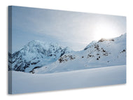 Canvas print Snow in the mountains