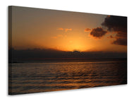 Canvas print Beautiful sunrise on the beach