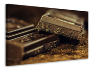 Canvas print Black chocolate