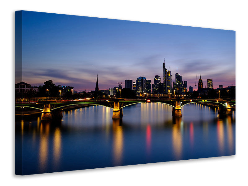 Canvas print Skyline in a romantic mood