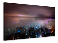 Canvas print Smog in Hong Kong