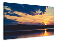 Canvas print Sunset - time to relax