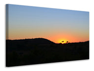 Canvas print Sunset in Africa