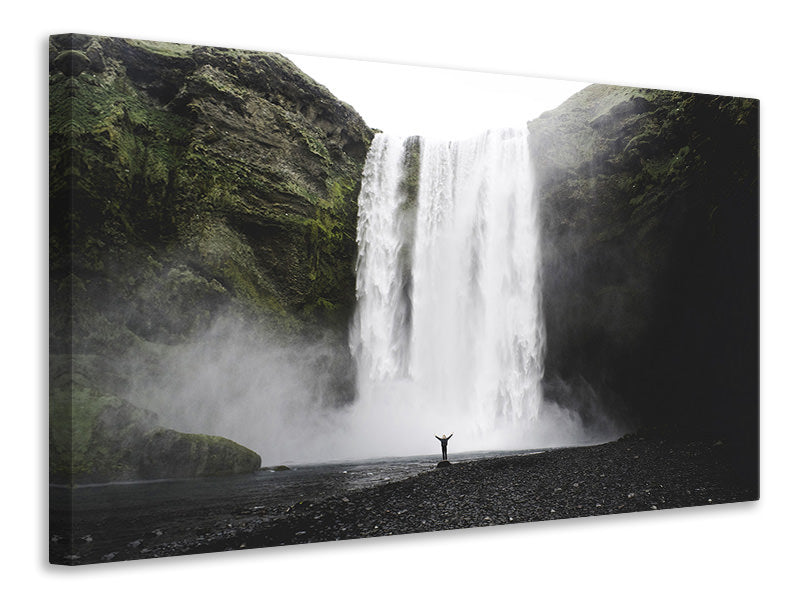 Canvas print Spectacular waterfall