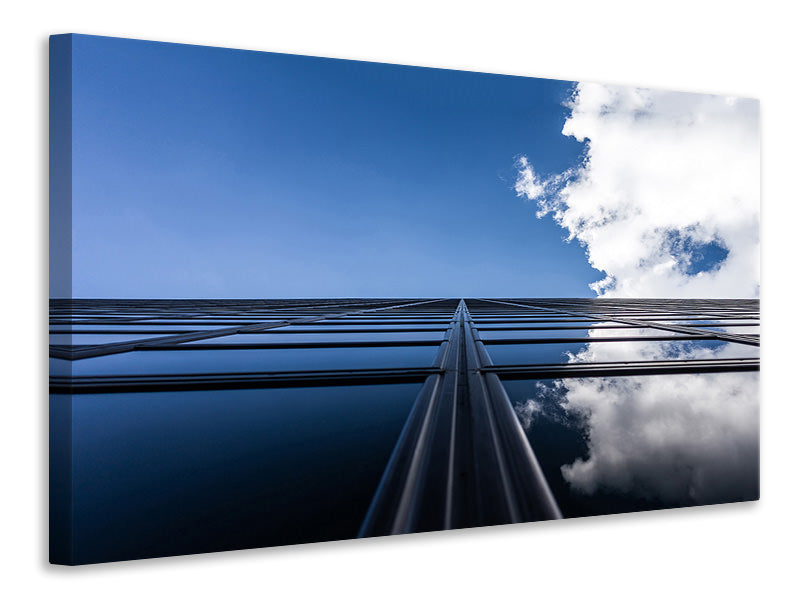 Canvas print Reflection of clouds