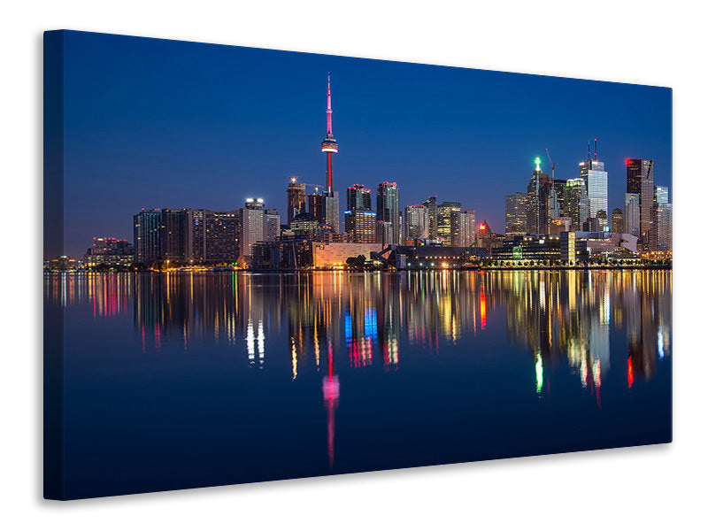 Canvas print Reflections in the evening