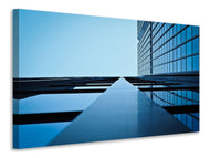 Canvas print Reflections of a facade