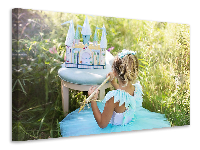Canvas print Playing princess