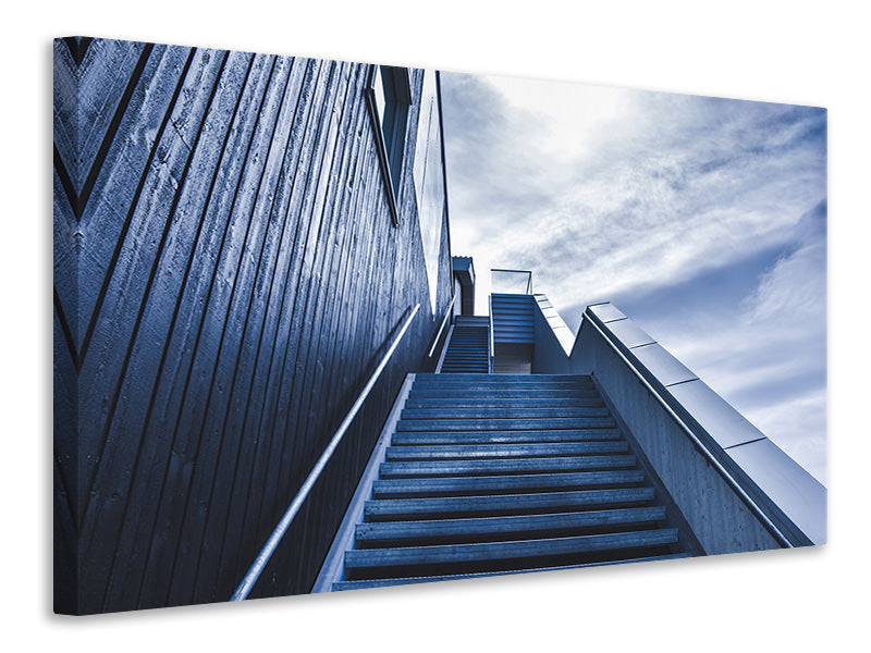 Canvas print Steep stairs