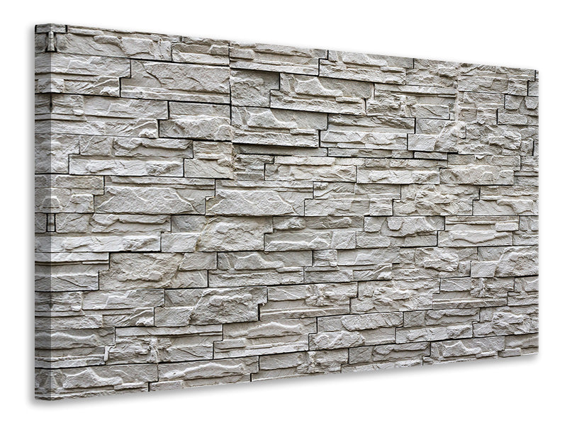 Canvas print Stone wall design
