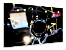 Load image into Gallery viewer, Canvas print Moody red wine
