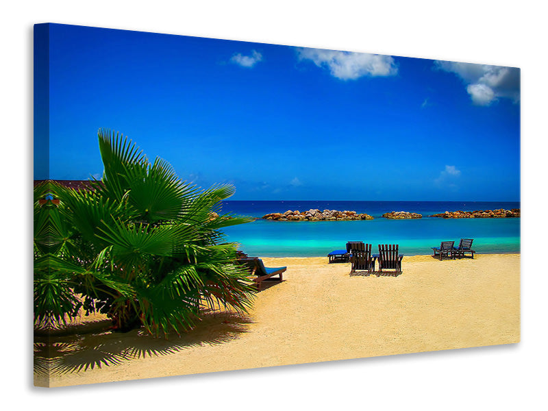 Canvas print Beach love