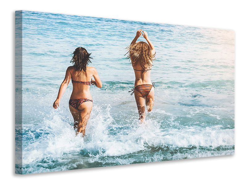 Canvas print Beach beauties
