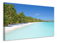 Canvas print Beach walk