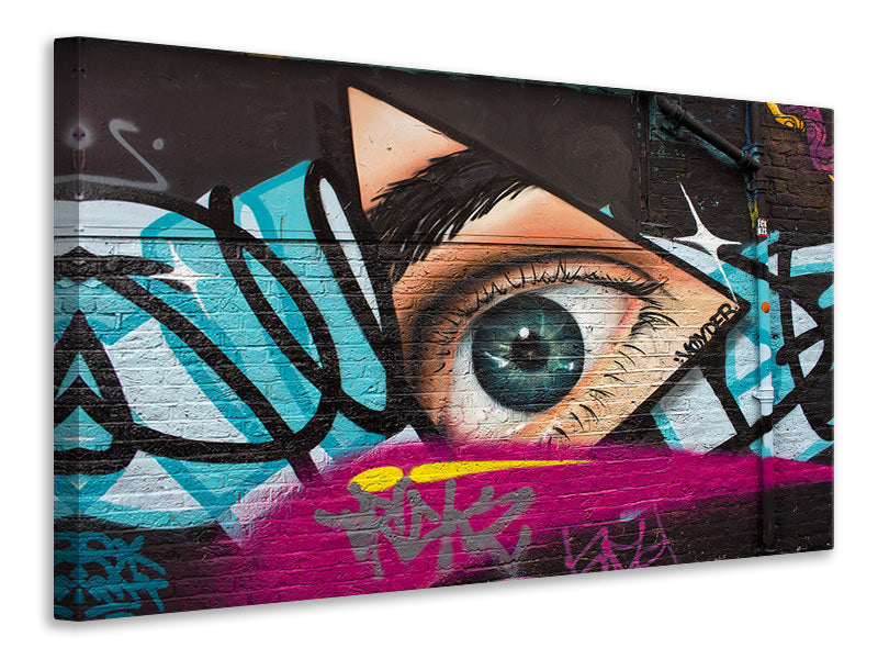 Canvas print Street Art The Eye