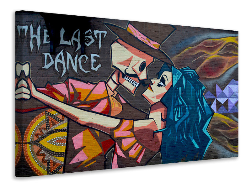 Canvas print Street art Last Dance