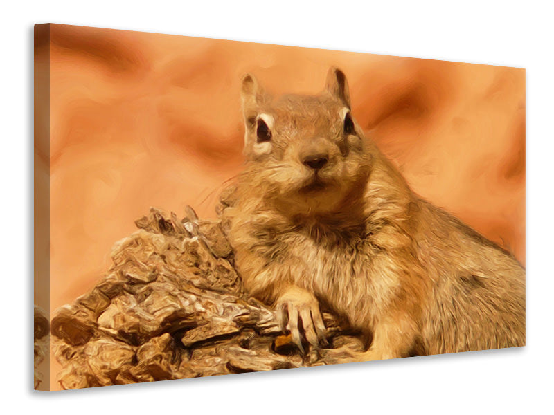 Canvas print Sweet squirrel