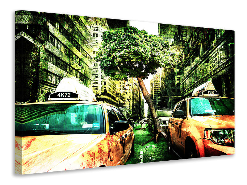 Canvas print Taxi fantasy