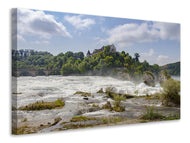 Canvas print Raging Rhine Falls