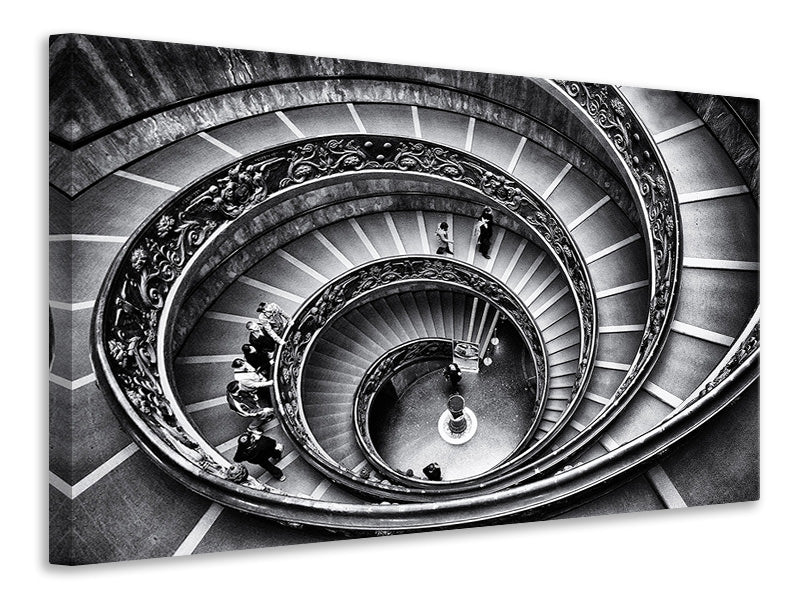 Canvas print Stairs in the Vatican