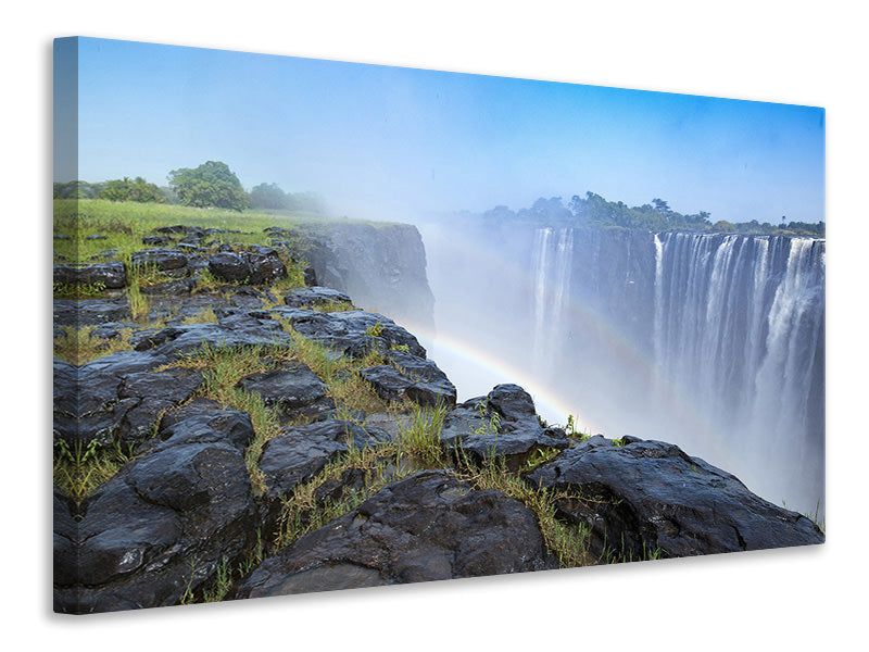 Canvas print Over the waterfall