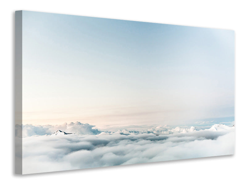 Canvas print Floating above the clouds