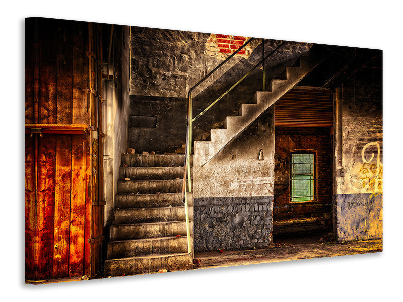 Canvas print Abandoned stairs