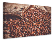 Canvas print Many coffee beans
