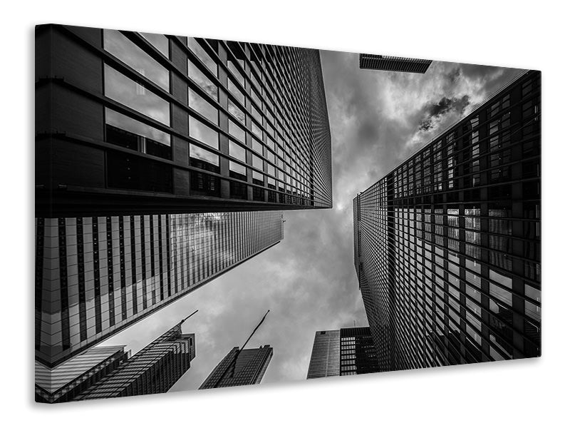 Canvas print Many skyscrapers