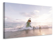 Load image into Gallery viewer, Canvas print Beware shark
