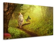 Canvas print Forest excursion
