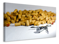 Canvas print Wine corks collection