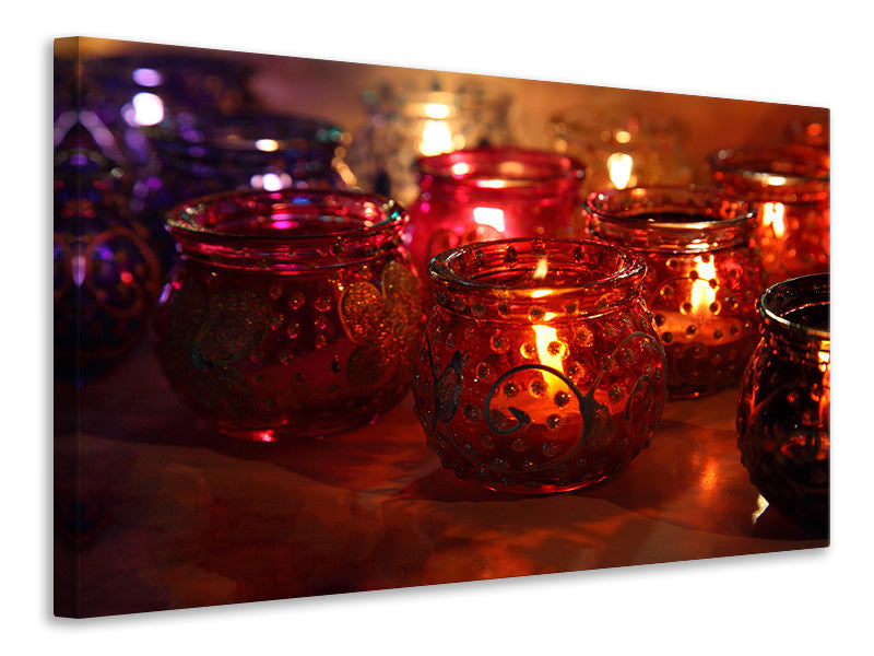 Canvas print lanterns